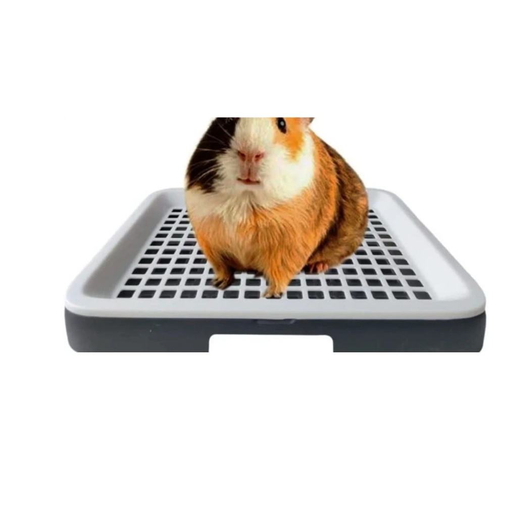 Small Pet Litter Tray Guinea Pig Rabbit Litter Pan For Cage Bed Toilet Small New